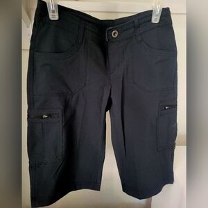 Womens Kuhl Horizon Shorts Size 4 Raven Color